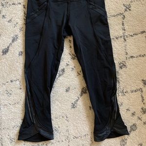 Black lululemon leggings size 2